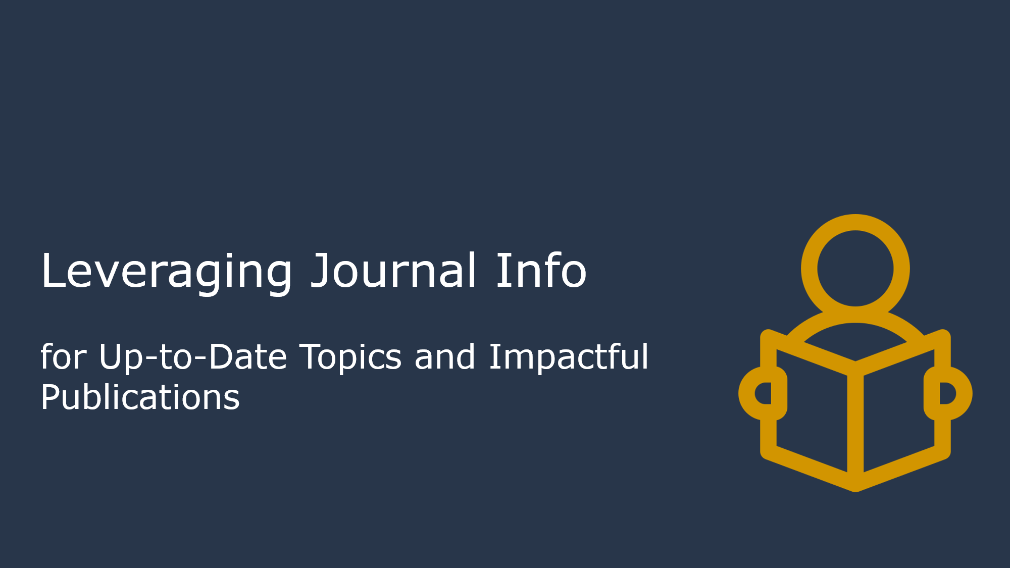 Leveraging Journal Information for Up-to-Date Topics and Impactful Publications