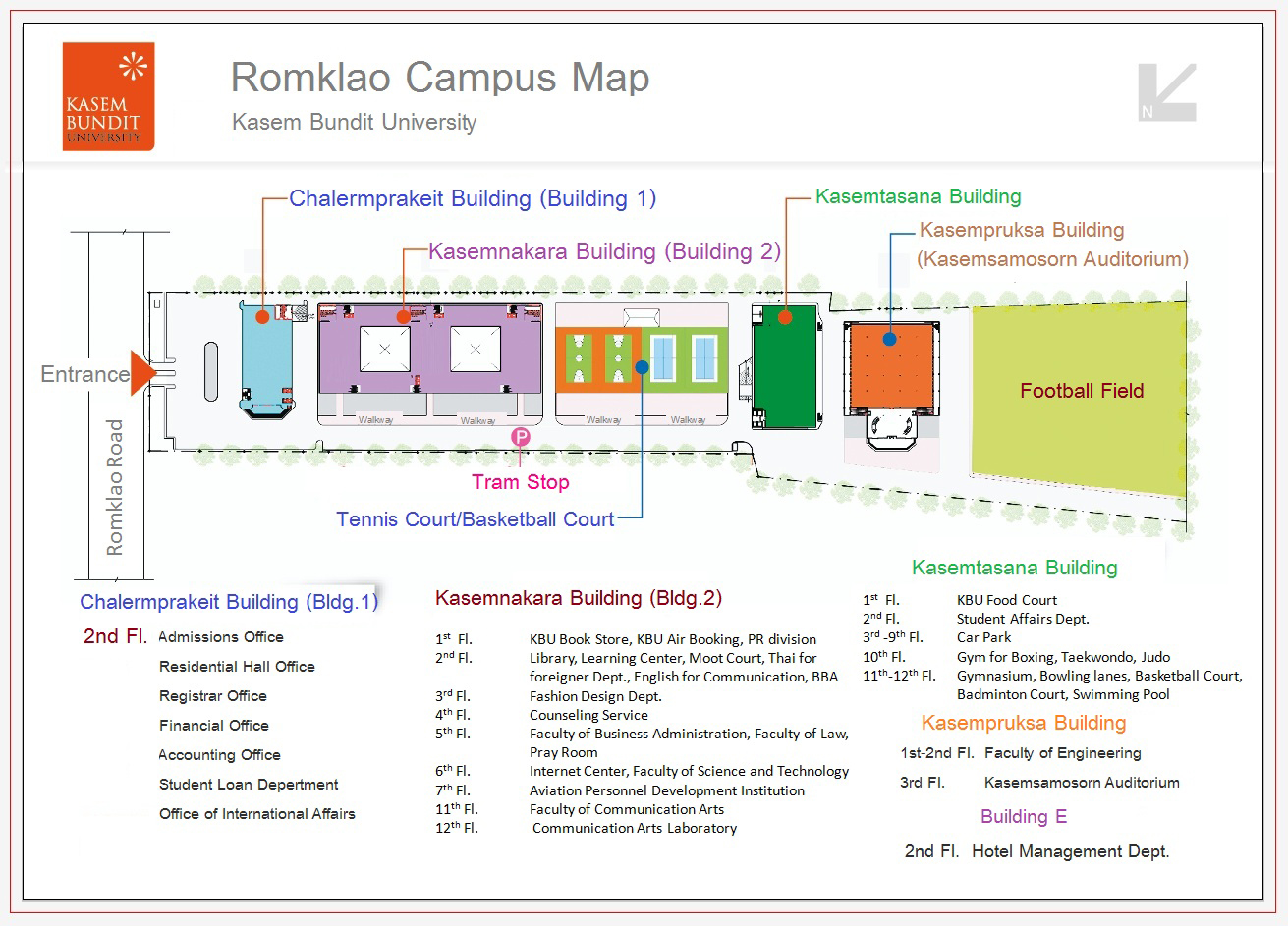 Map Pattanakarn Campus
