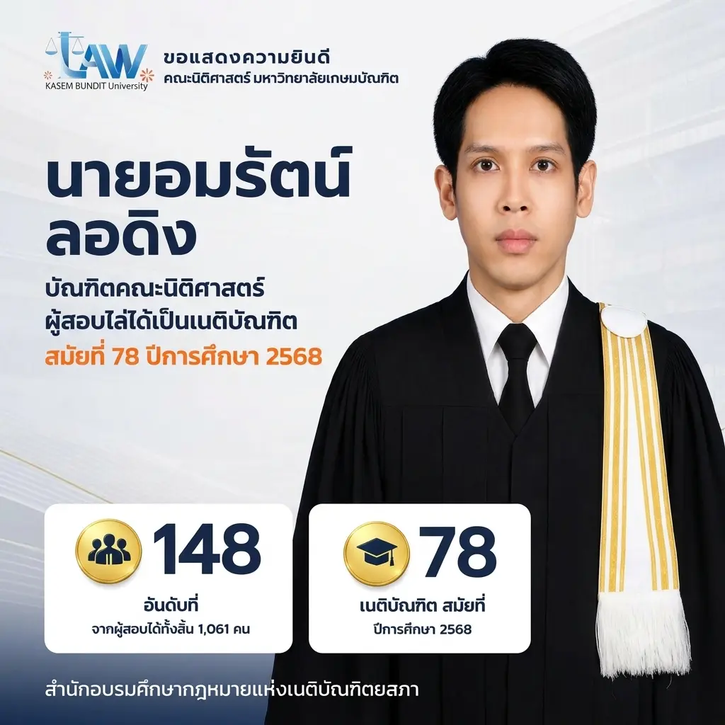 ศิษย์เก่านิติศาสตร์ kbu