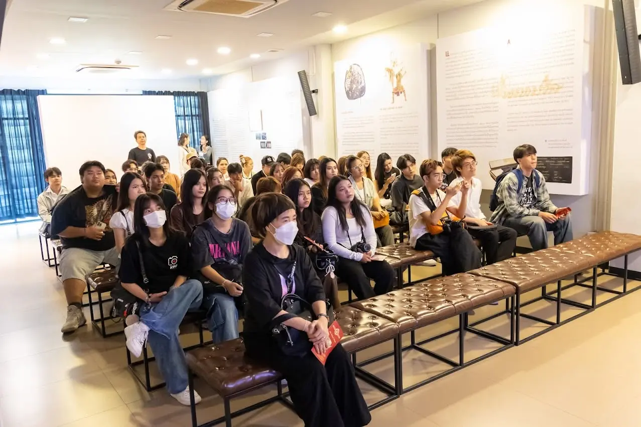 616548615_26766852939571163_7617896162792408274_n บรรยากาศนักศึกษามหาวิทยาลัยเกษมบัณฑิต ลงพื้นที่เก็บภาพนิทรรศการศิลปวัฒนธรรมไทย ณ จังหวัดพระนครศรีอยุธยา